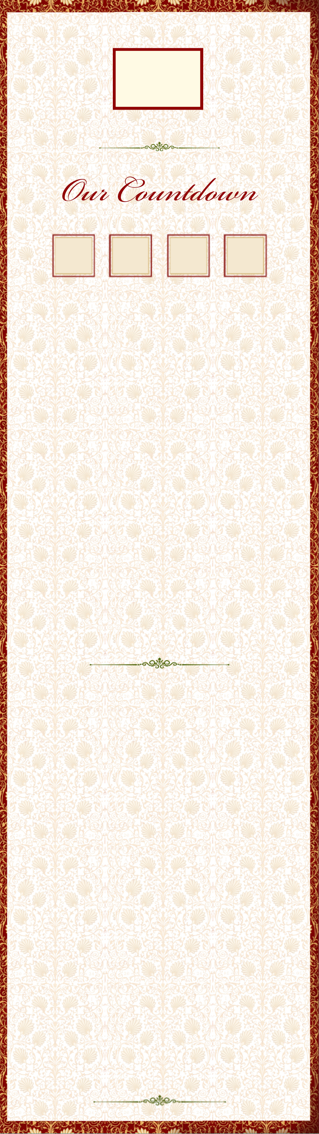 Wedding invitation background